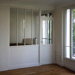 verriere-interieur-vitres pose du vitrage