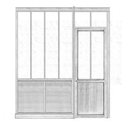 verriere-interieure-esquisse avant projet verrière atelier