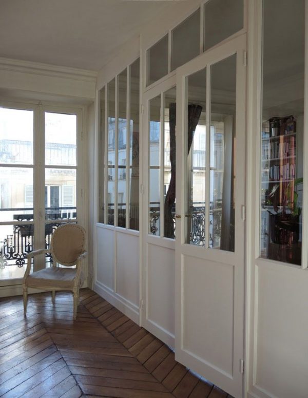 verriere-interieur-sur-mesure verrière intérieur bois sur mesure à Paris