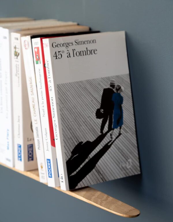 Etagère murale pour livres de faible profondeur